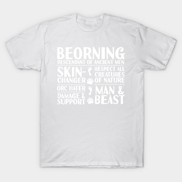 Beorning - LoTRO T-Shirt by snitts